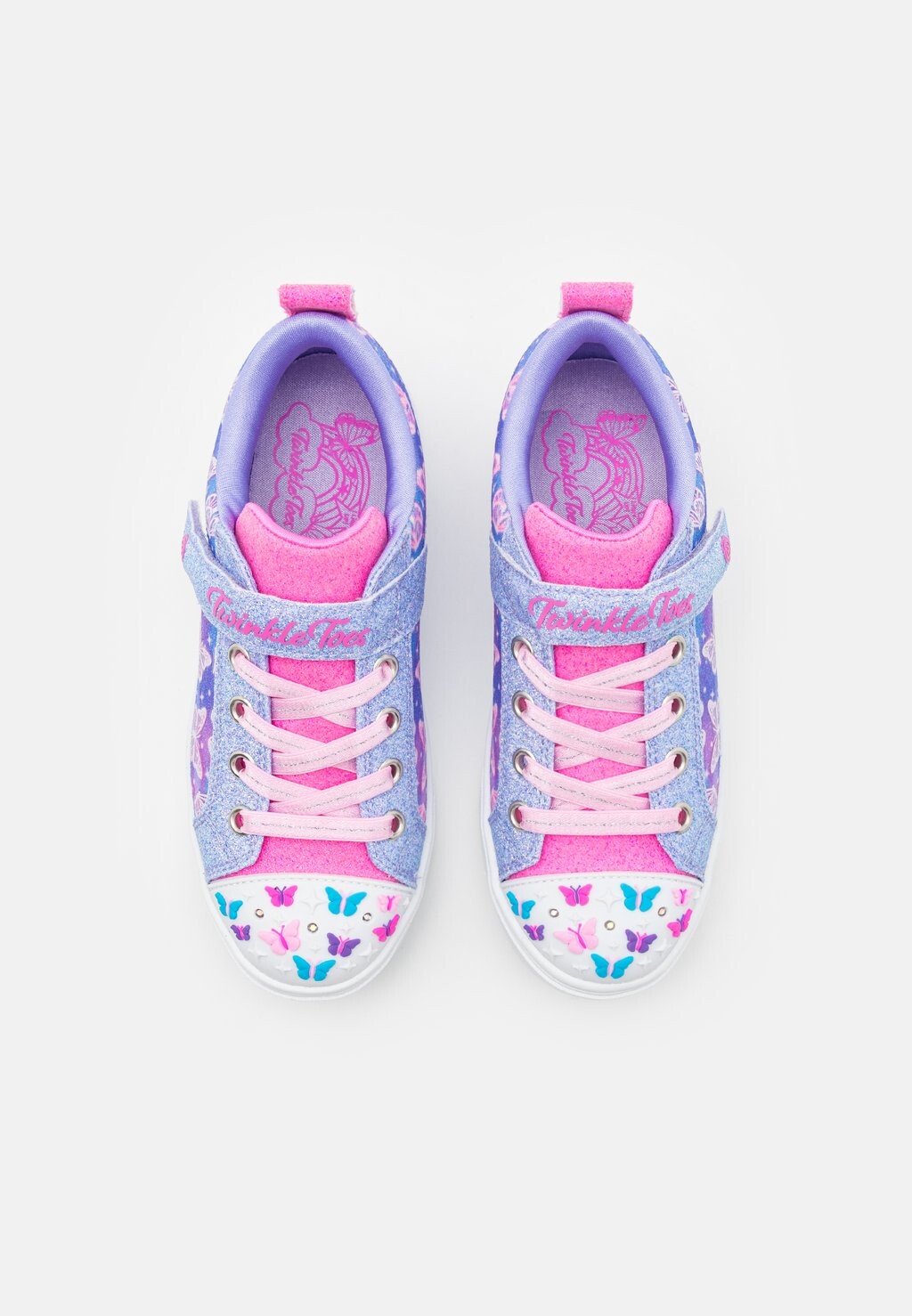 

Кроссовки на шнуровке LIGHT UP TWINKLE SPARKS Skechers, сирень
