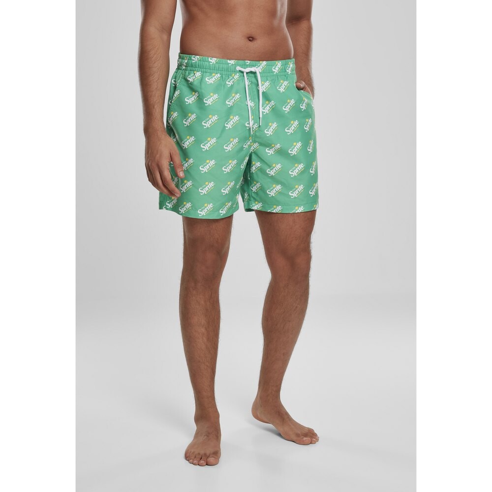 

Шорты Urban Classics Sprite Logo Swim, зеленый