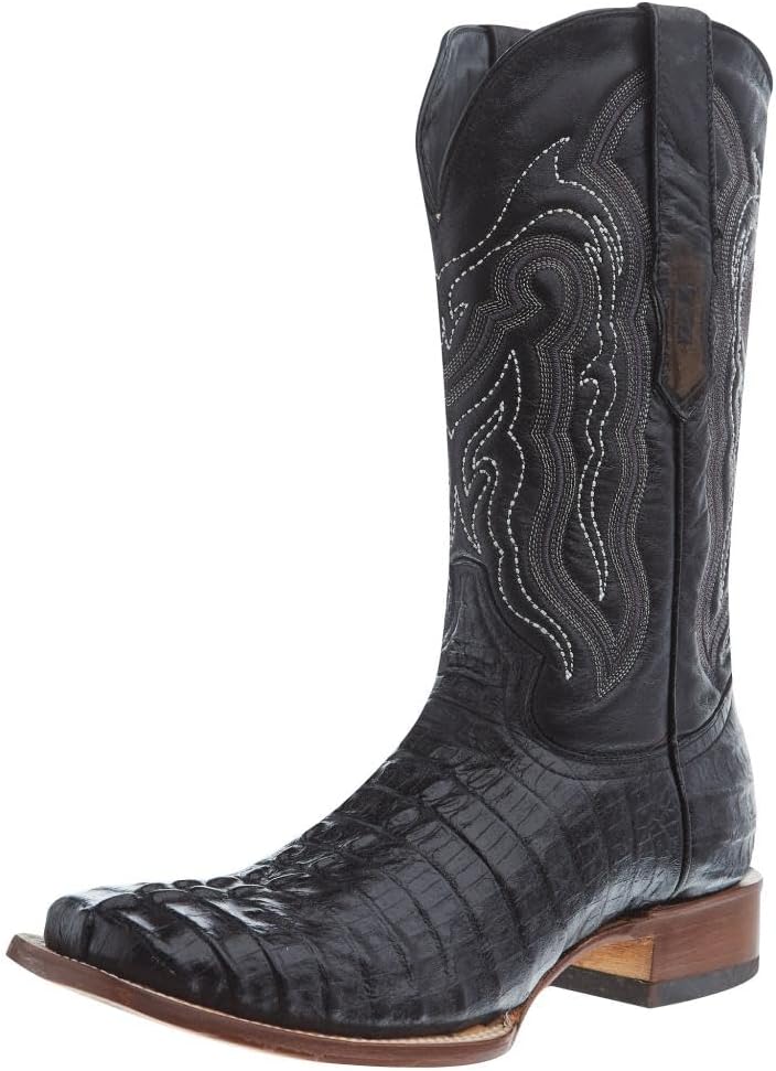 

Мужские западные сапоги Tanner Mark Lufkin с широкой квадратной ноской - Tm201705 H302, черный