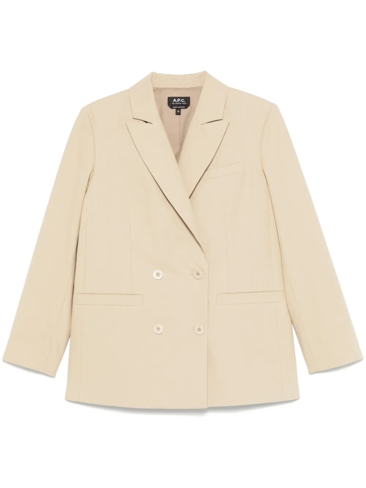 

A.P.C. пиджак Lucy, нейтральный