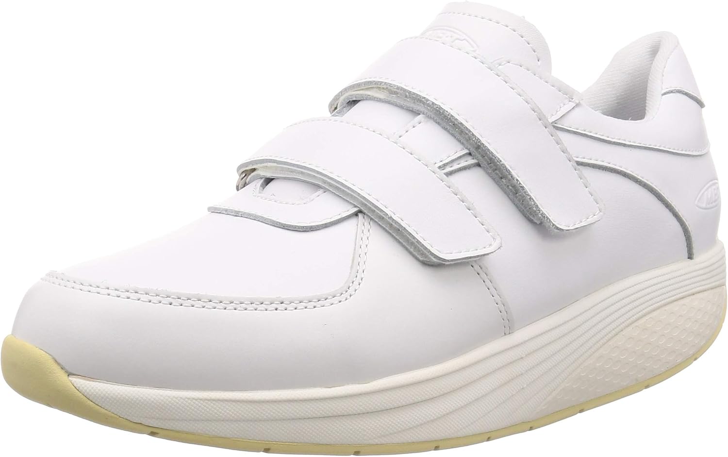 

Кроссовки MBT Men's and Women's Karibu 17 Work Shoe with Rocker Bottom Slip Resistant Sole Velcro Straps, белый