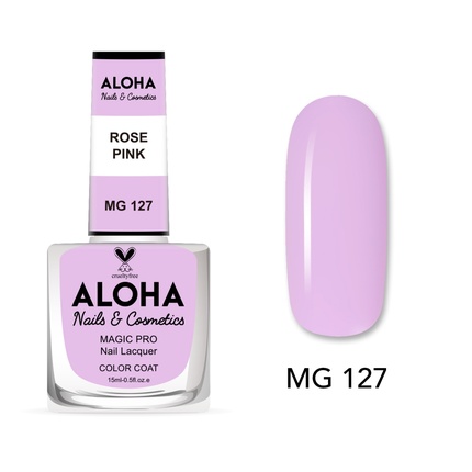 

Лак для ногтей Magic Pro 15 мл - Mg 127 / Rose Pink Aloha Nails & Cosmetics