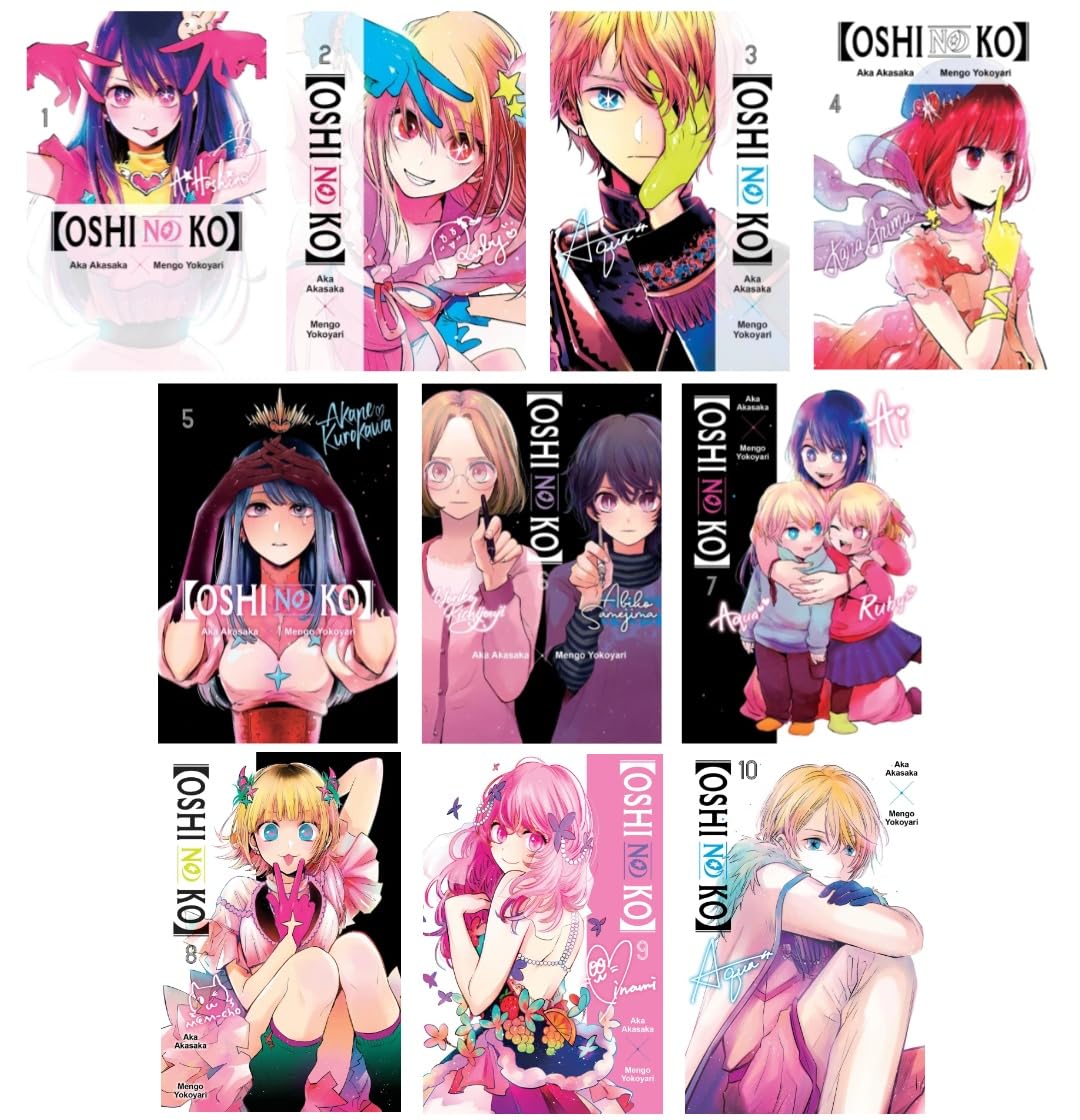 

[Oshi no Ko] Manga Series 10-Book Collection Set (Vol.1 to Vol.10) - Dark Twists Idol Secrets and the Cost of Fame (Yen Press)