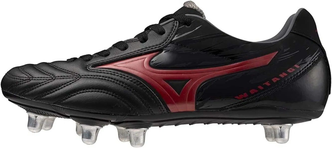 Регбийные бутсы Mizuno Waitangi PS, черно-красные