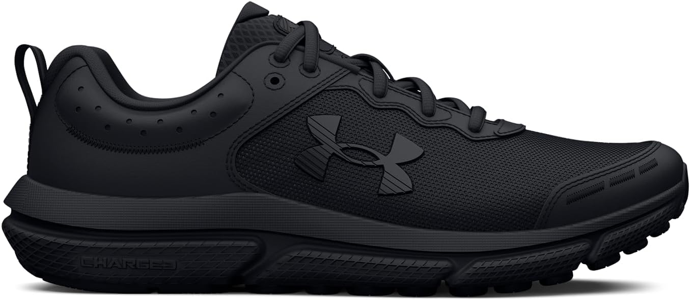 Кроссовки для мальчиков Under Armour Assert 10 для младших школьников, черный — фото 2