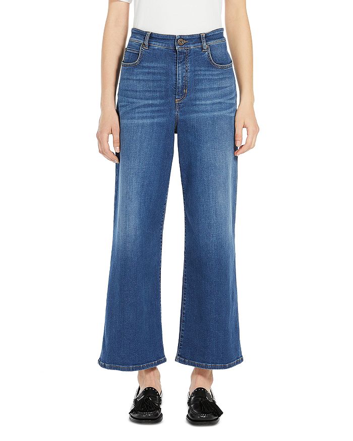 

Джинсы James Flare Leg в цвете Navy Weekend Max Mara, синий
