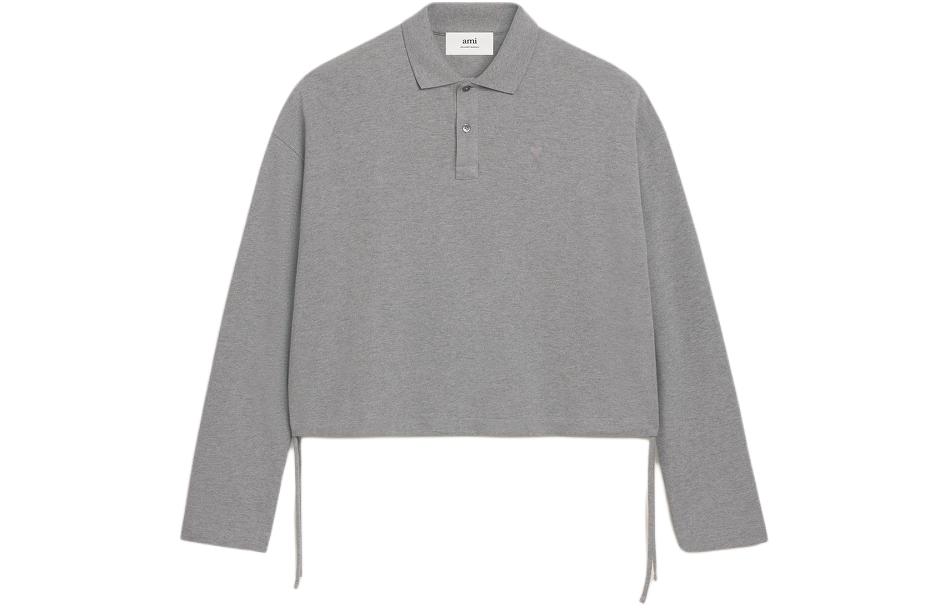 

Рубашка поло SS24 унисекс дымчато-серая AMIPARIS, Smoke Gray