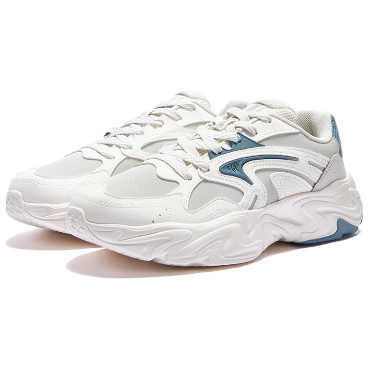 361° Slip Resistant Abrasion Resistant низкие массивные кроссовки Men's White Gray — фото 4