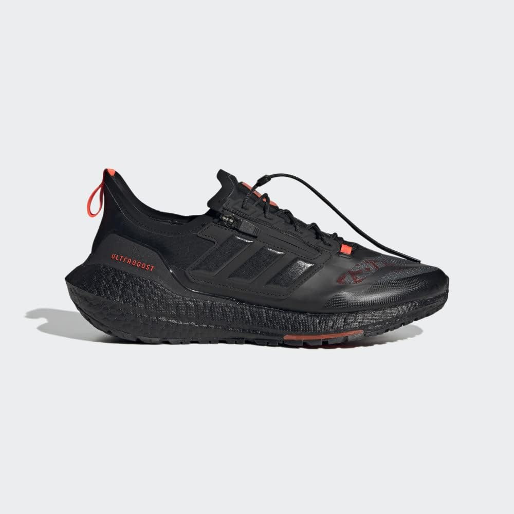 Мужские беговые кроссовки adidas Ultraboost 21 с Gore-Tex, черный/красный — фото 2