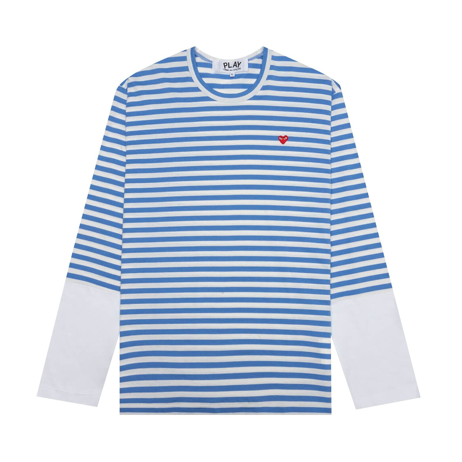 

Футболка в полоску Comme des Garçons PLAY Синяя