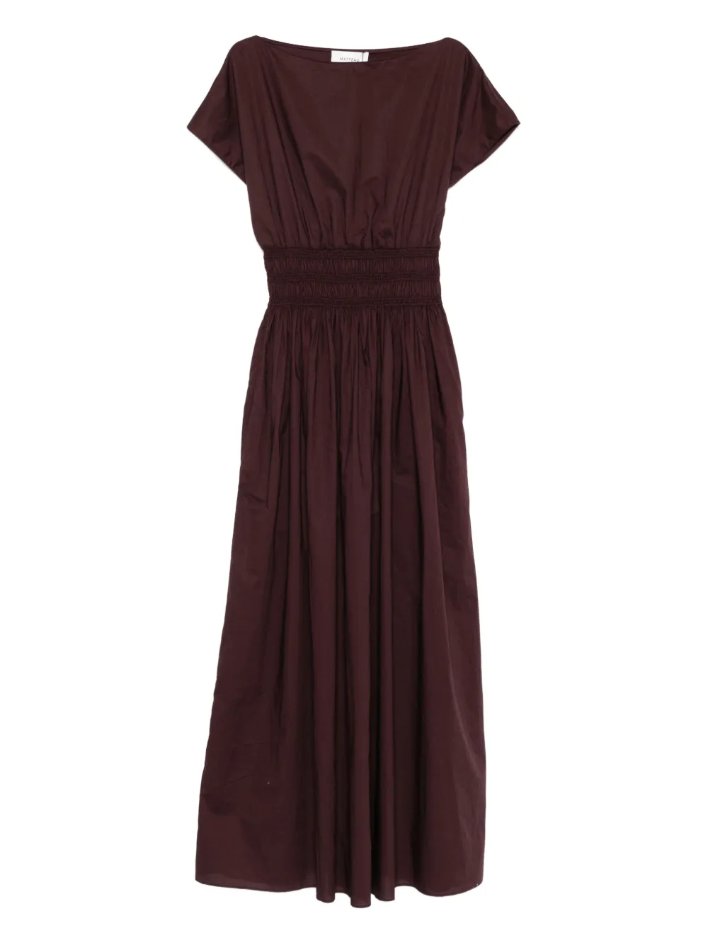 

Платье макси со вставкой Matteau, фиолетовый