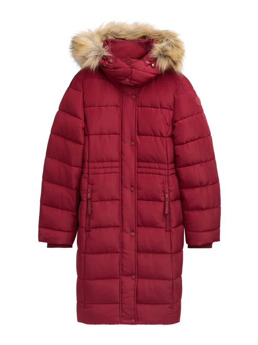 

Зимнее пальто TOM TAILOR Winter Coat, цвет carmine red, Красный, Зимнее пальто TOM TAILOR Winter Coat, цвет carmine red