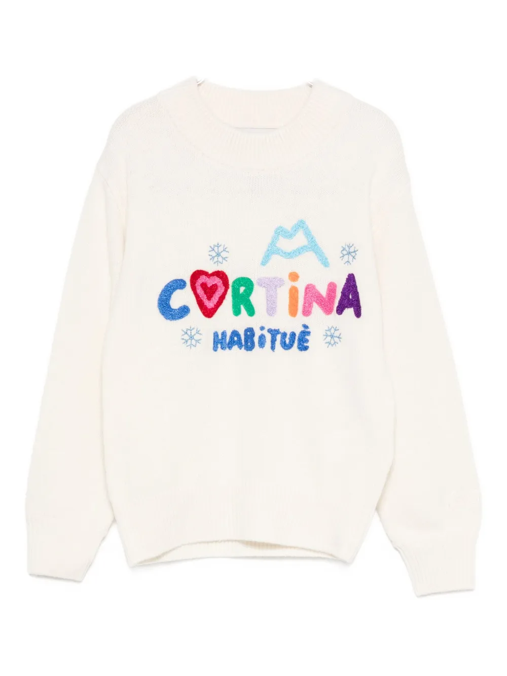 

Вышитый свитер Danya Mc2 Saint Barth Kids, белый