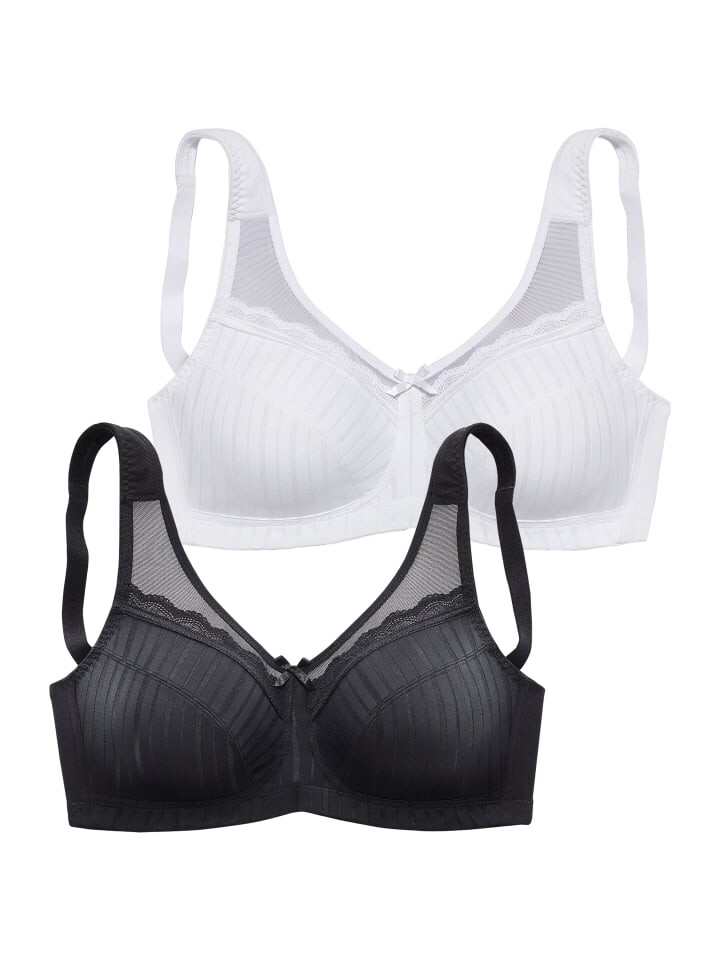 

Бюстгальтер на косточках PETITE FLEUR, цвет schwarz+weiß
