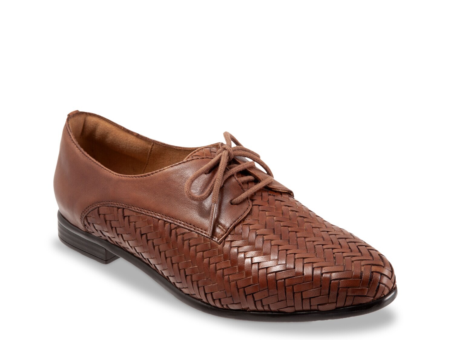 

Туфли-оксфорды Trotters Lizzie Herringbone, коричневый