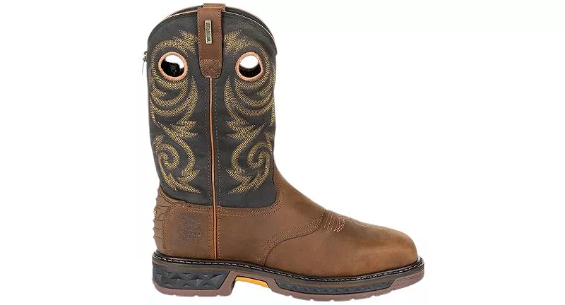 

Мужские водонепроницаемые рабочие ботинки Georgia Boot Carbo-Tec LT со стальным носком Georgia Boots, черный/коричневый