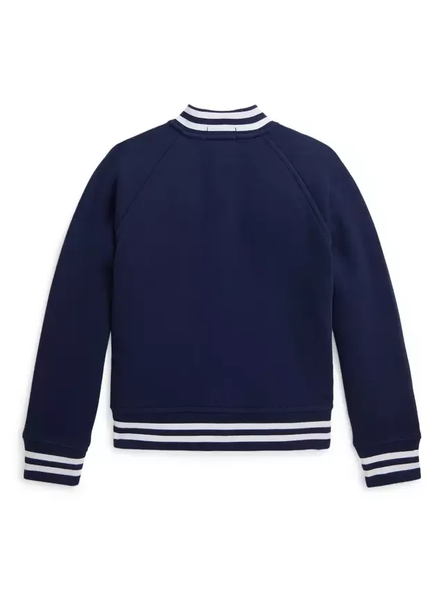 Детская куртка-бомбер Polo, элегантный темно-синий цвет Ralph Lauren — фото 4