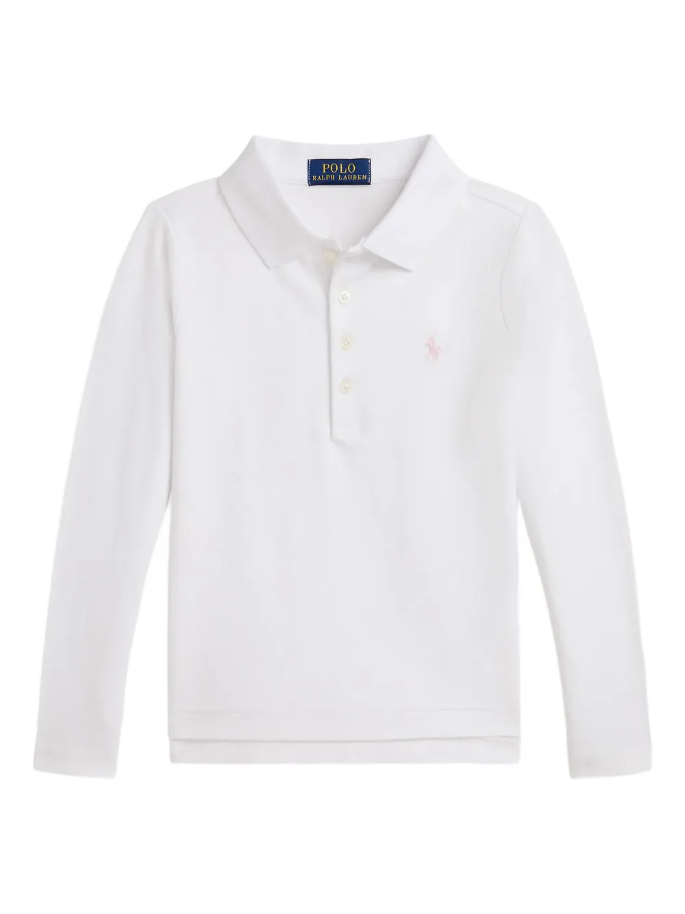 

Рубашка поло с длинными рукавами POLO RALPH LAUREN KIDS, белый
