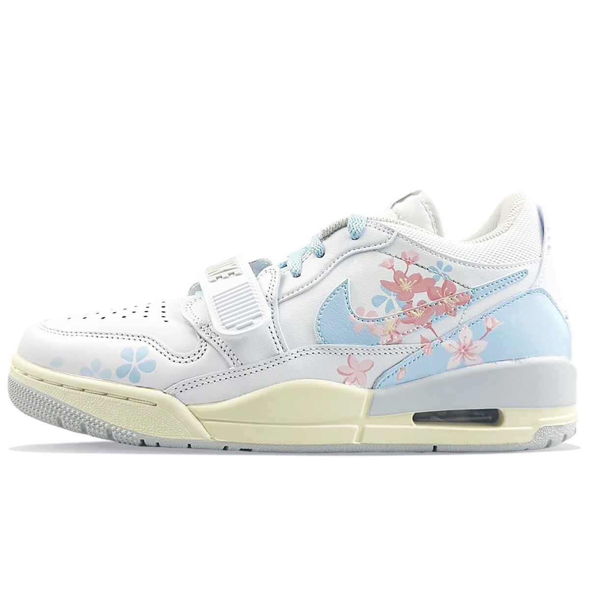 Кроссовки Jordan Legacy 312 Vintage Basketball Shoes Men Low-top Blue/white/red, белый