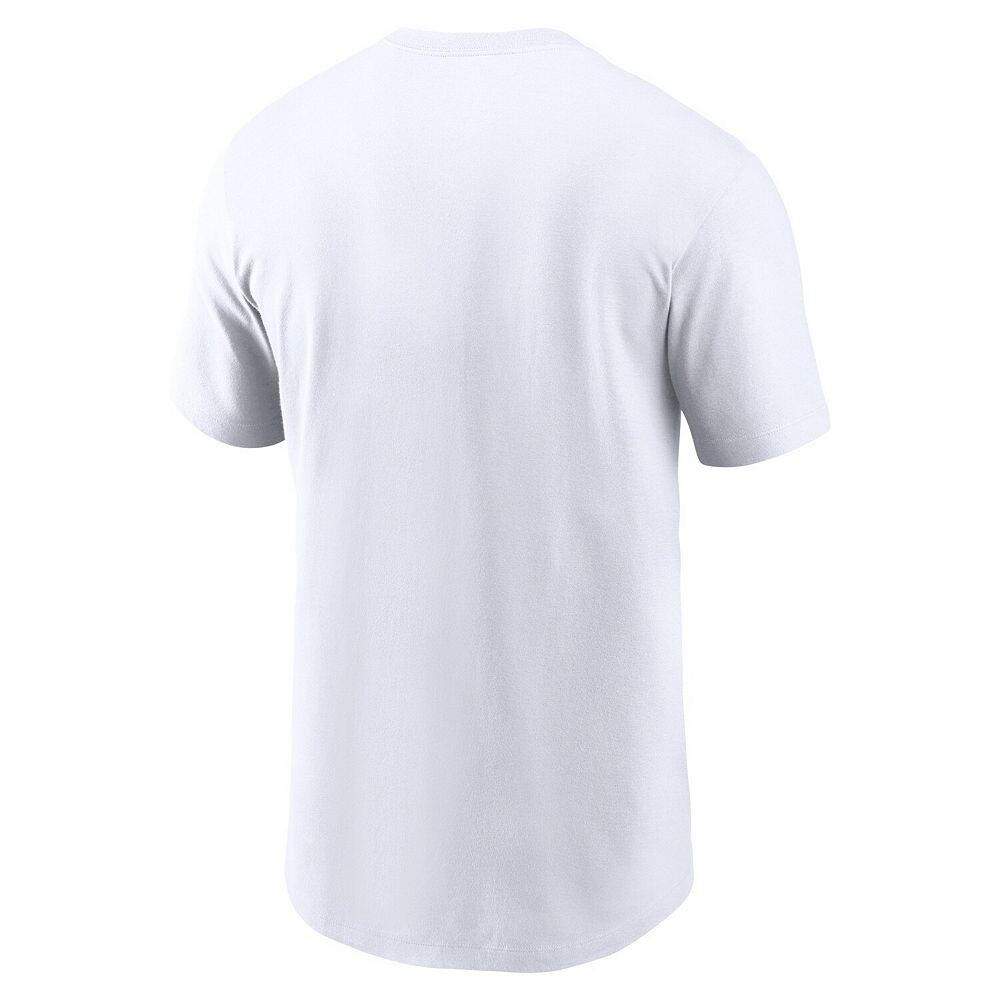 Мужская белая футболка с альтернативным логотипом Nike Penn State Nittany Lions Primetime Evergreen, цвет Pst White — фото 4
