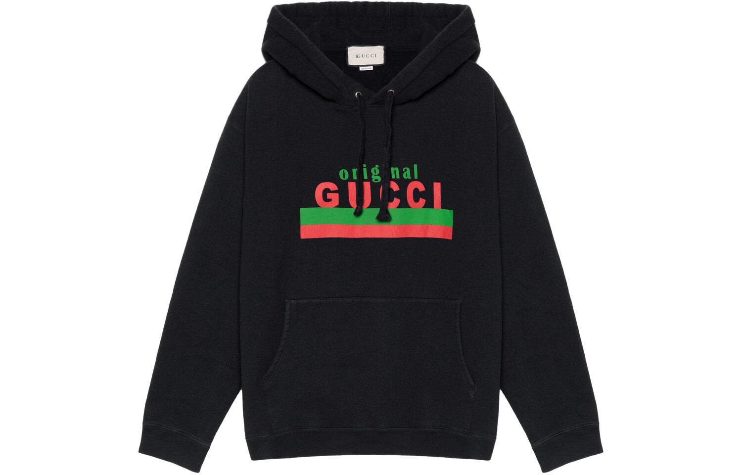 

Толстовка мужская Gucci с логотипом, черный / красный / зеленый