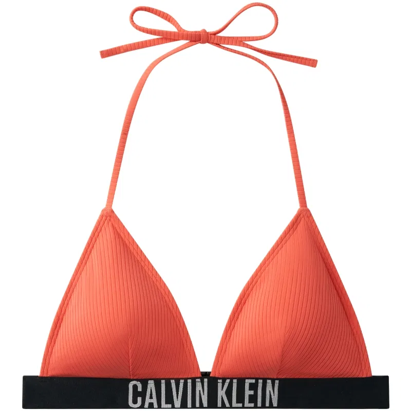 Бюстгальтер женский Calvin Klein кораллово-оранжевый