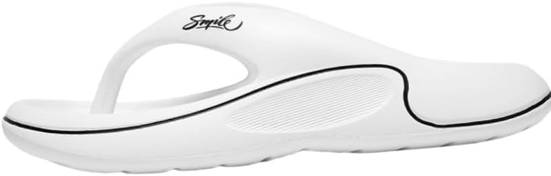 

Мужские модные шлепанцы - прочный материал EVA, босоножки с открытым носком и яркими цветами Clolinde, белый