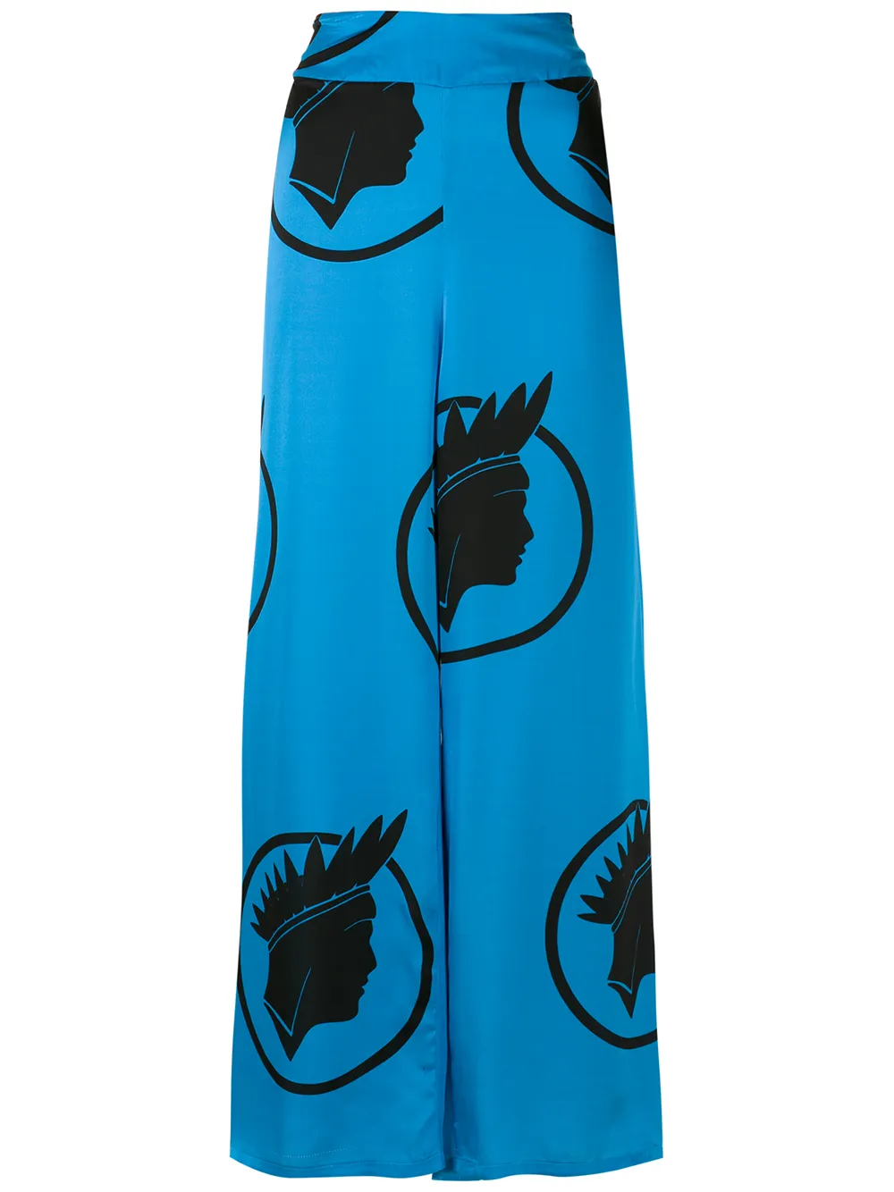 

Брюки широкого кроя Índio Amir Slama, синий