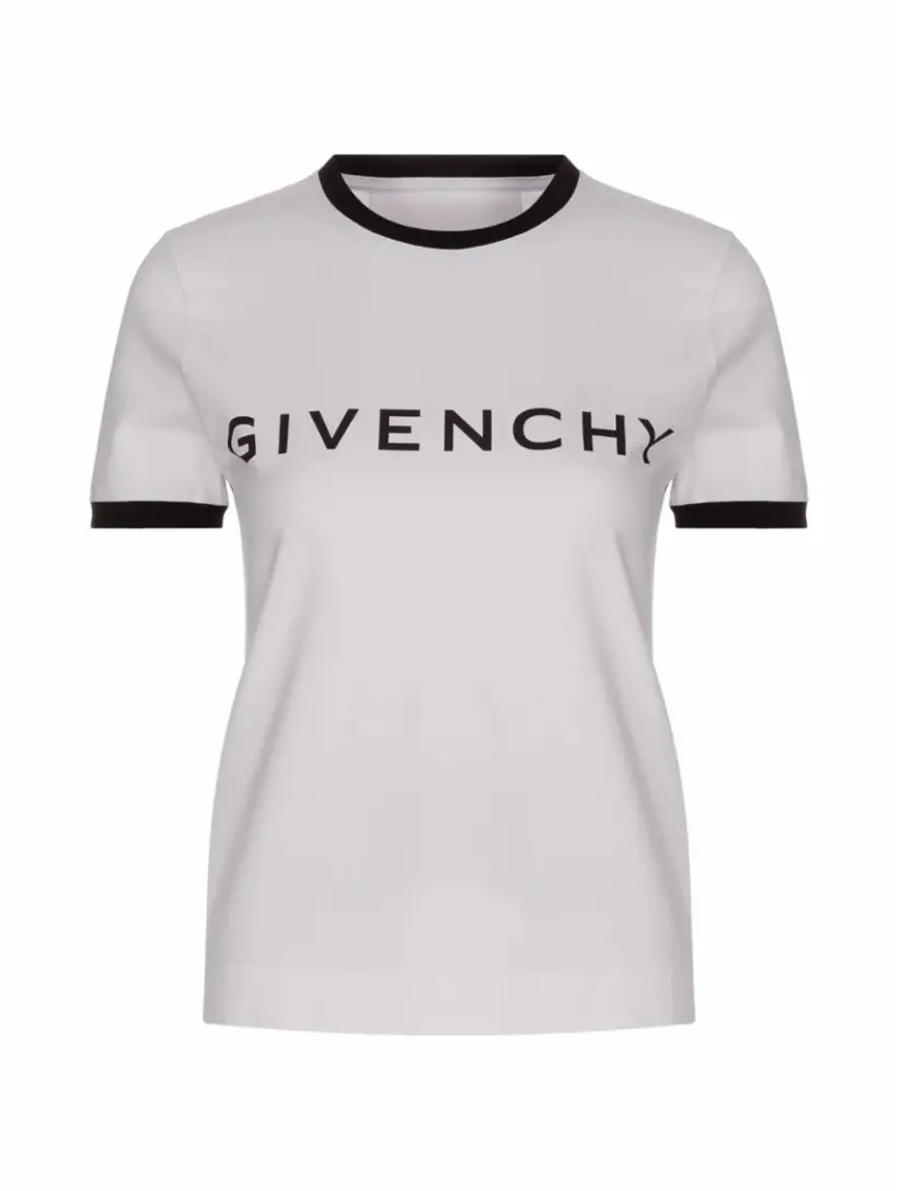 

Хлопковая футболка 4G Givenchy, белый