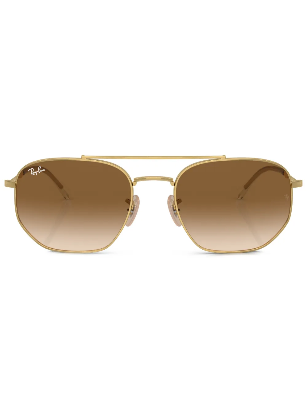 

Солнцезащитные очки в квадратной оправе Ray-Ban, золотой