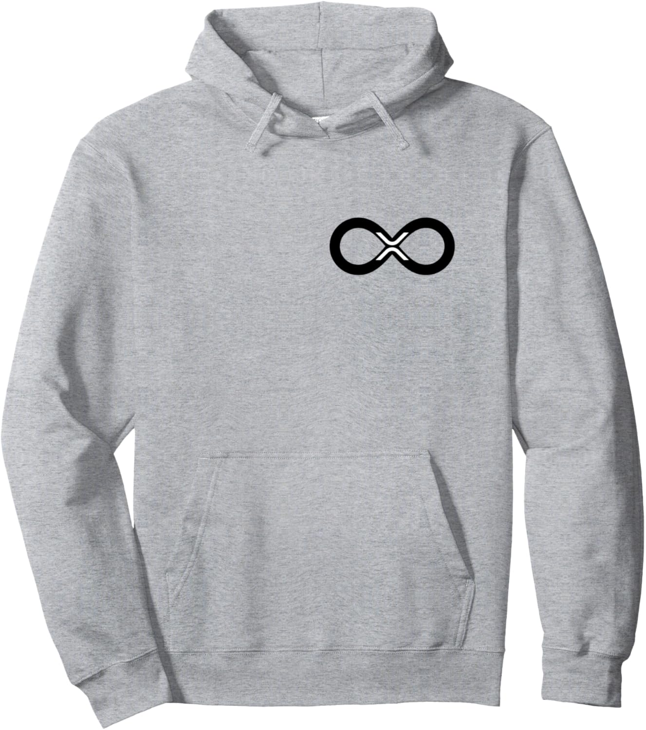 

Толстовка с надписью «Блокчейн, криптография» Xrp Merch Store, серый