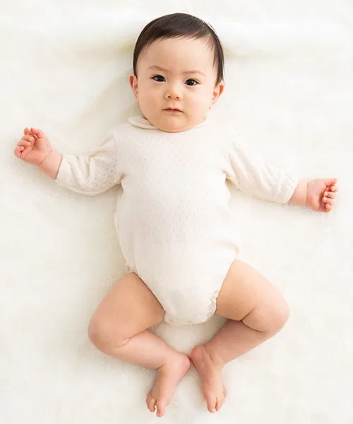 Боди с ажурным узором из органического хлопка Pompkins Baby — фото 4