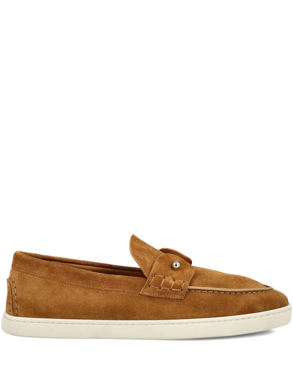 

Замшевые топсайдеры Chambeliboat Christian Louboutin, коричневый