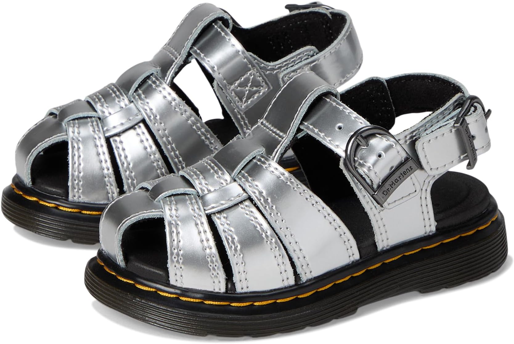 

Сандалии Dr. Martens Kid's Collection Caarys, Silver