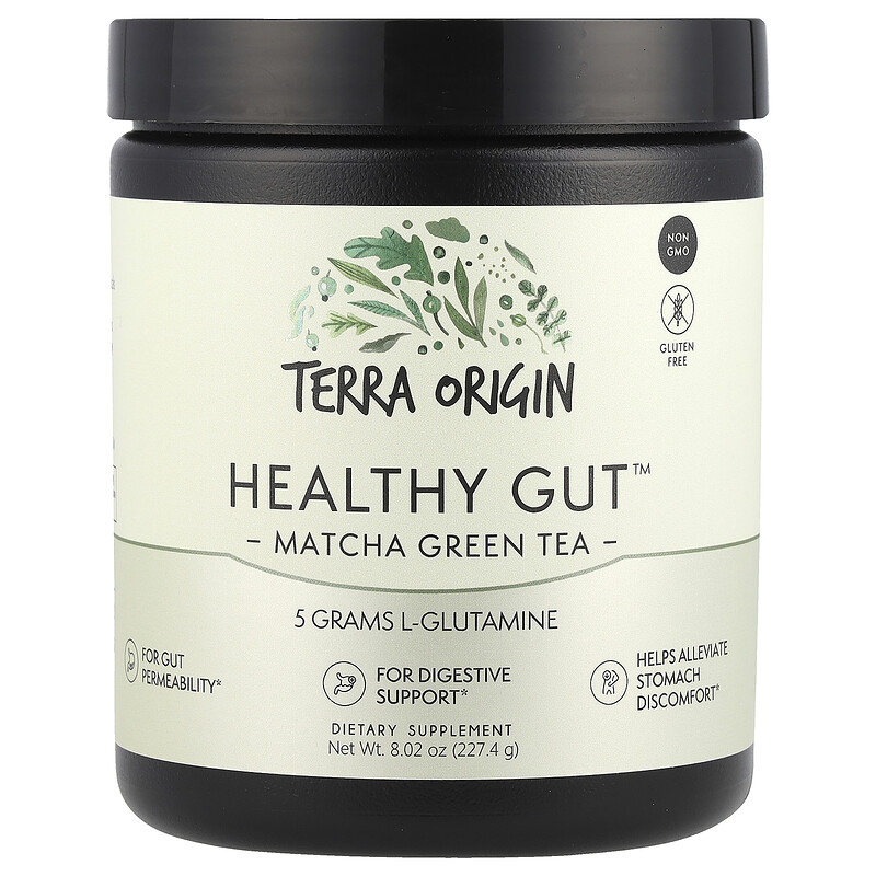 

Terra Origin, Healthy Gut , зеленый чай матча, 227,4 г (8,02 унции)