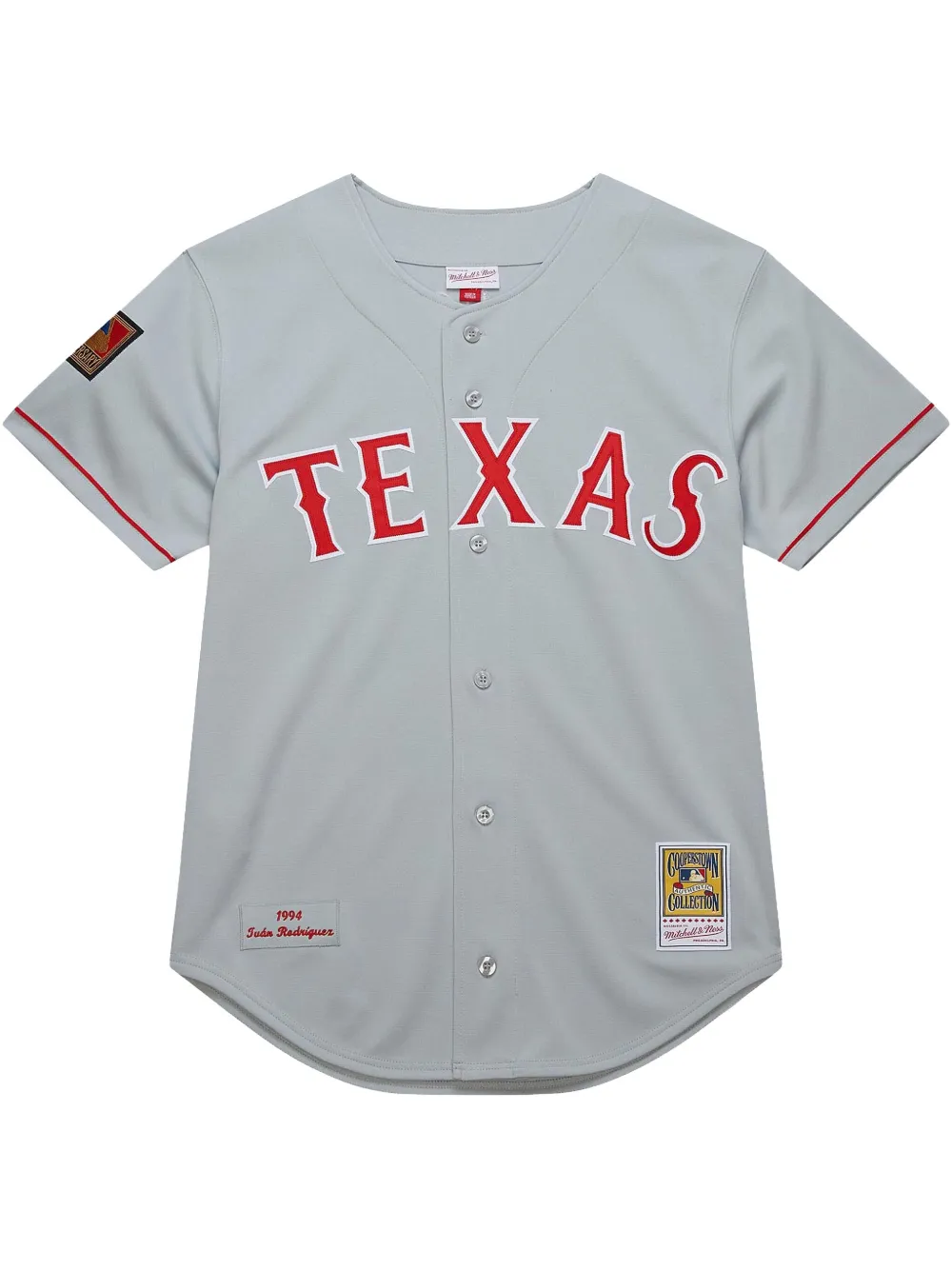 

Спортивная рубашка MLB Rangers 1994 Ivan Rodriguez Rangers Mitchell & Ness, серый