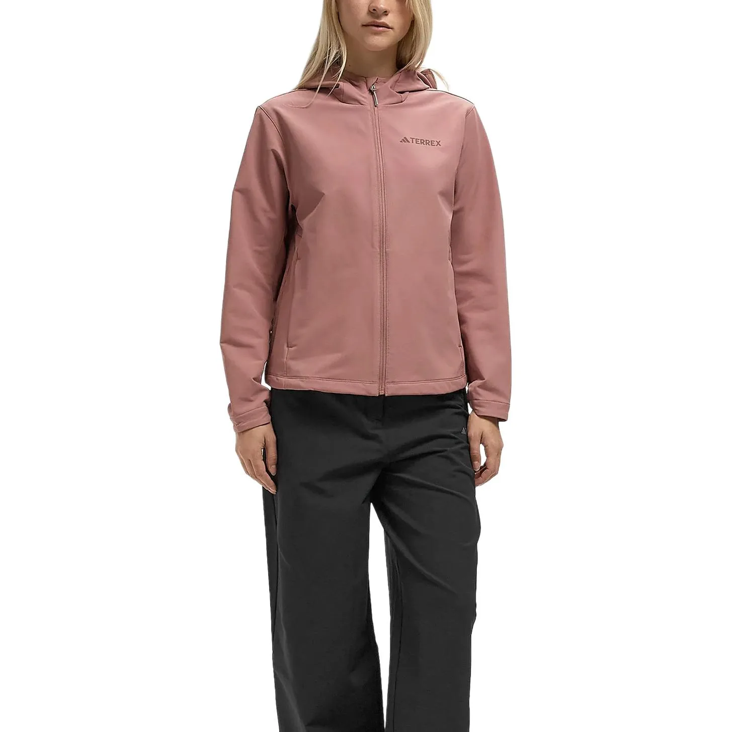 Куртка Terre MT W WP SFTS женская Adidas, Cameo Brown Pink Brown — фото 3