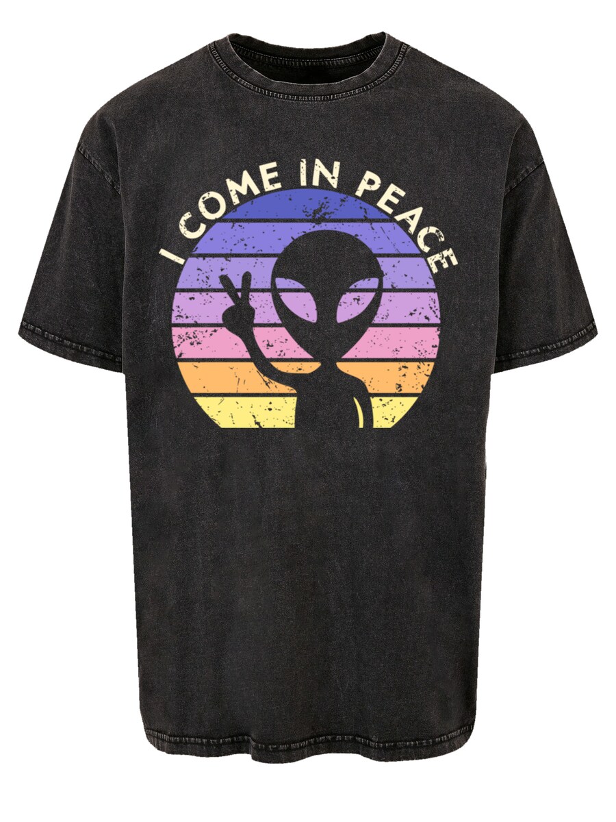 

Рубашка F4NT4STIC Alien Peace Sunset, черный