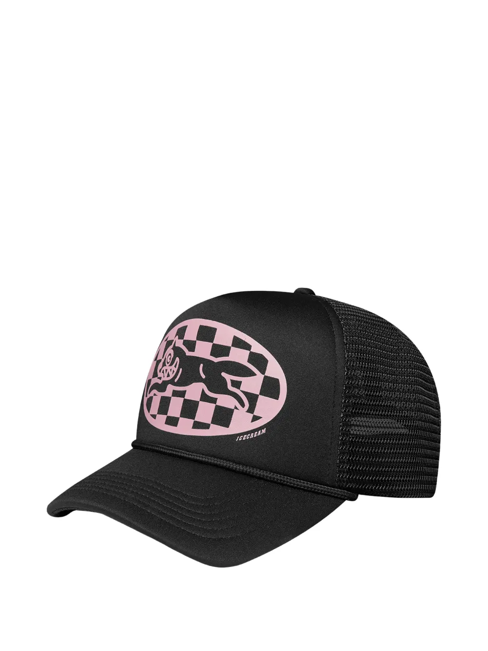 

Кепка Checker Running Dog Trucker ICECREAM, черный