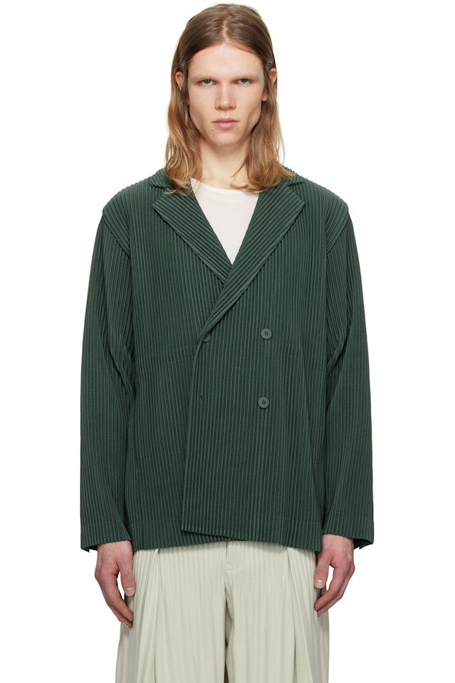 

Жакет с плиссировкой 1 Homme Plissé Issey Miyake, цвет evergreen