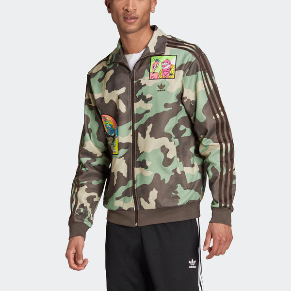 Куртка men's originals x jeremy scott crossover side camouflage sports jacket multi-color Adidas, мультиколор — фото 3