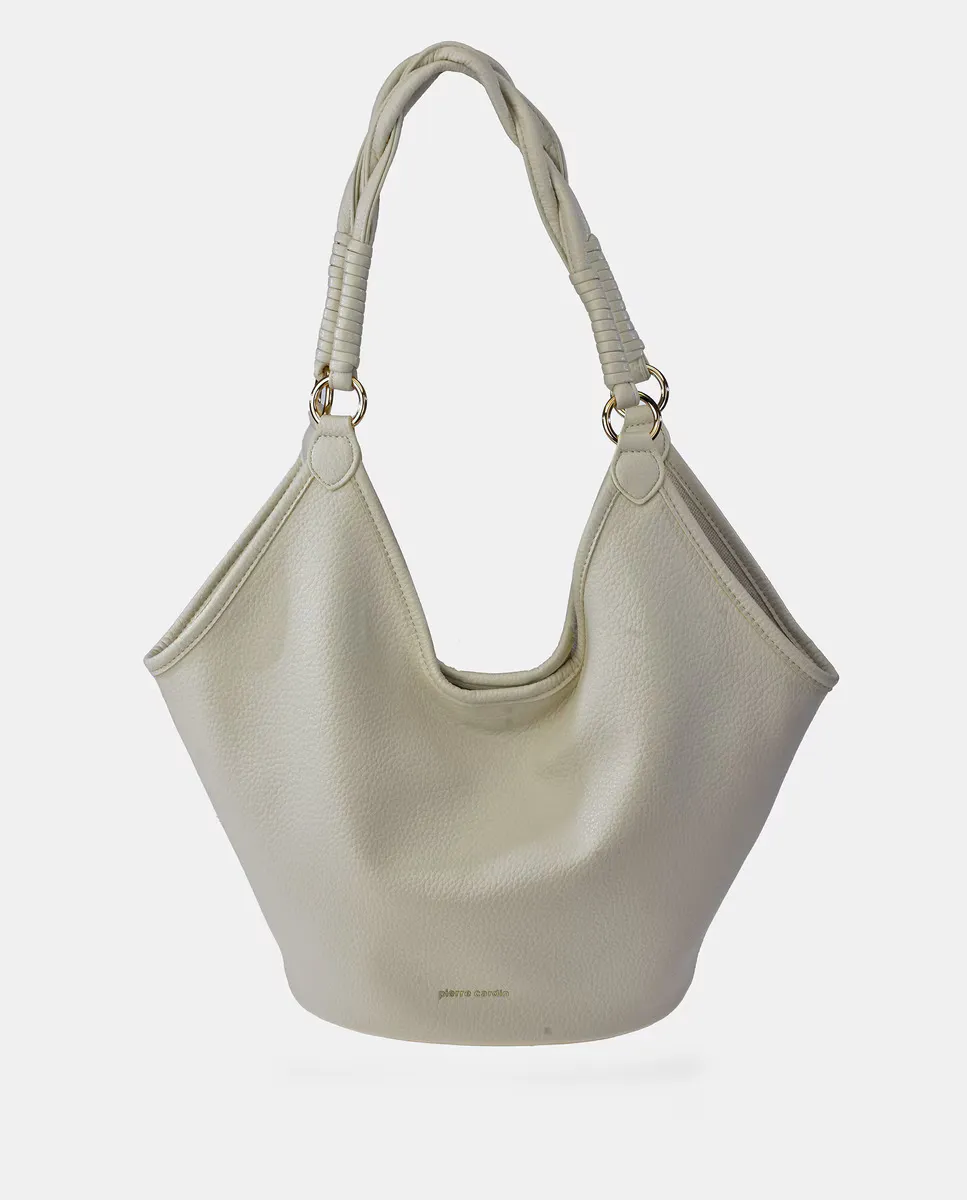 

Женская сумка-хобо Pierre Cardin из мелкозернистой искусственной кожи, белый