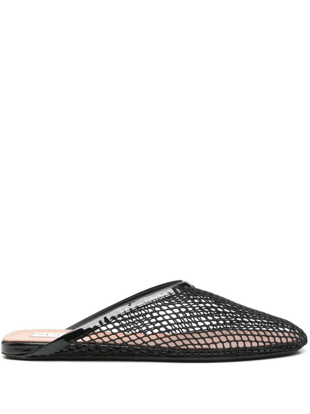Мюли на плоской подошве Alaïa, черный
