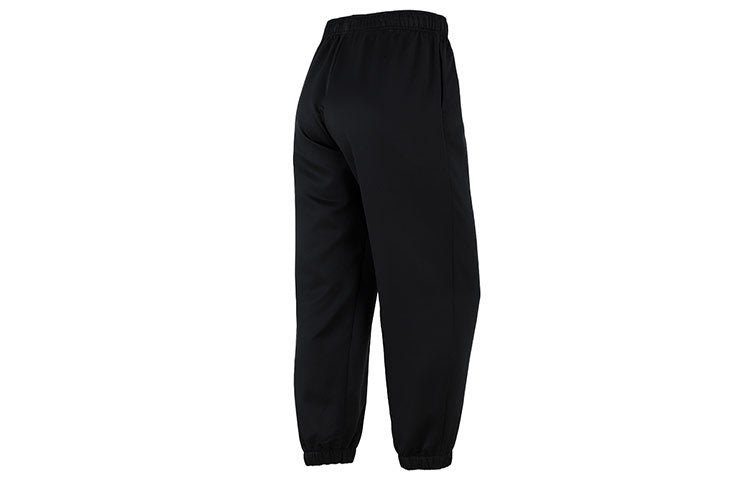 Спортивные брюки (WMNS) Nike Air Printing Sports Lacing Loose Bundle Feet Black Pants DD5426-010 — фото 2