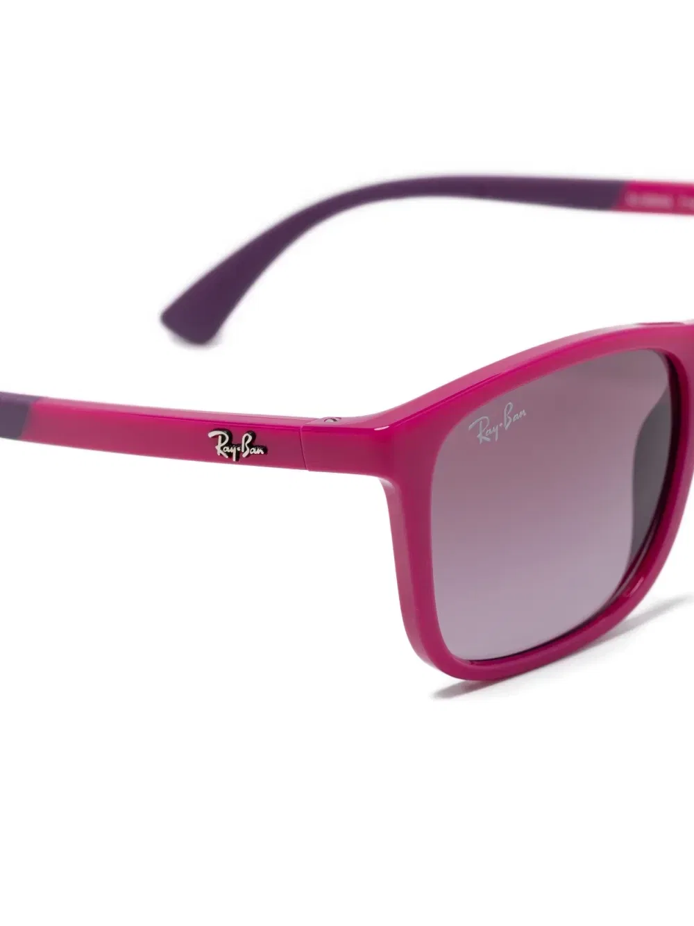 Солнцезащитные очки RB9084S в прямоугольной оправе Ray-Ban Junior, черный — фото 3