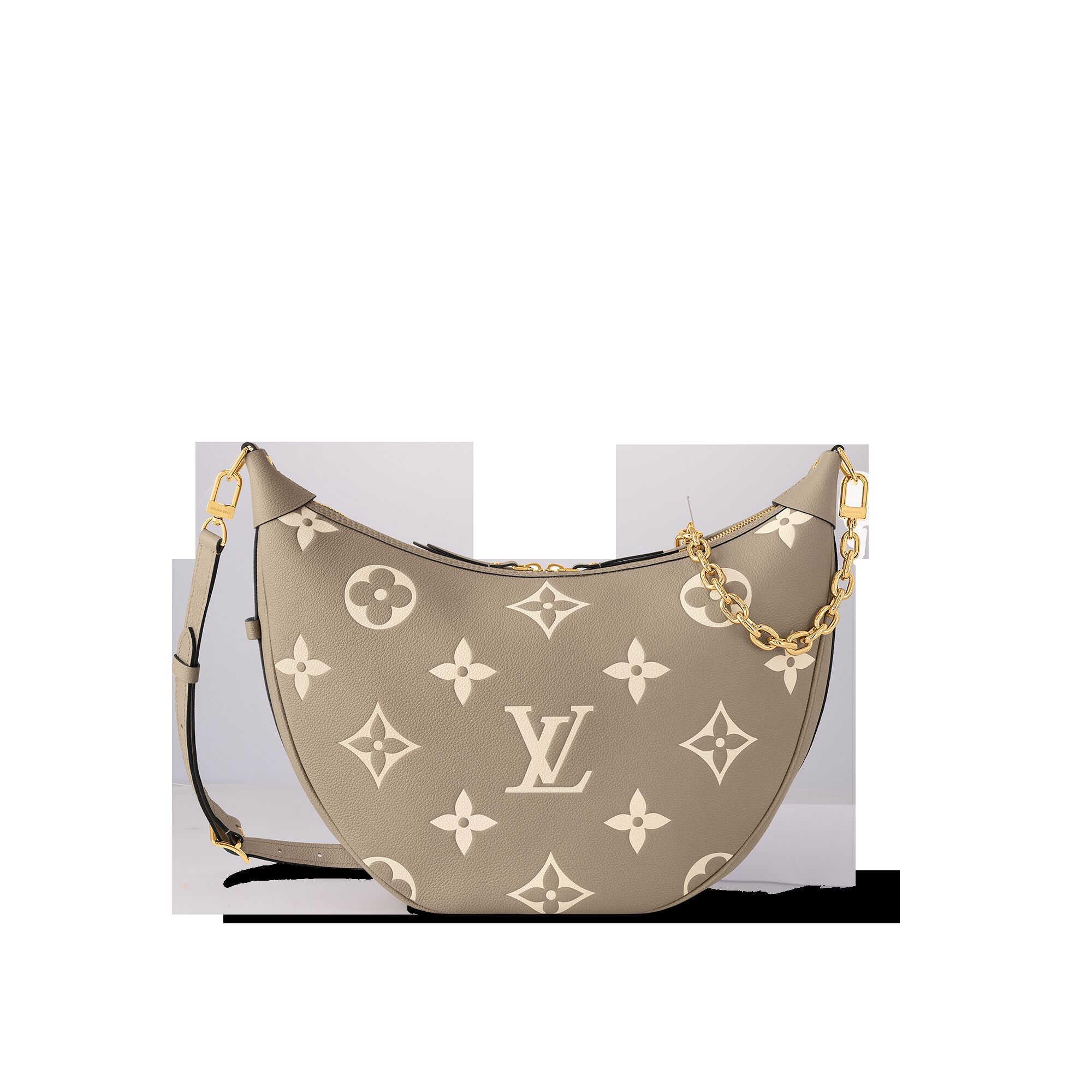 

Сумка-хобо Louis Vuitton, серый