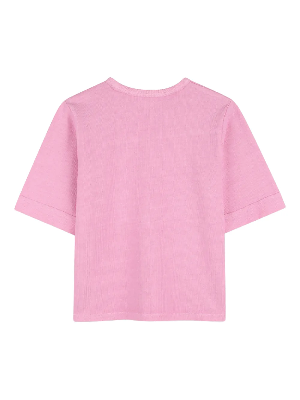 Футболка с принтом Zadig & Voltaire Kids, розовый — фото 2