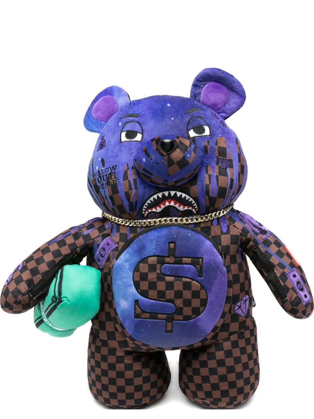 

Рюкзак-медвежонок Lost In Space Drip Moneybear Sprayground, коричневый