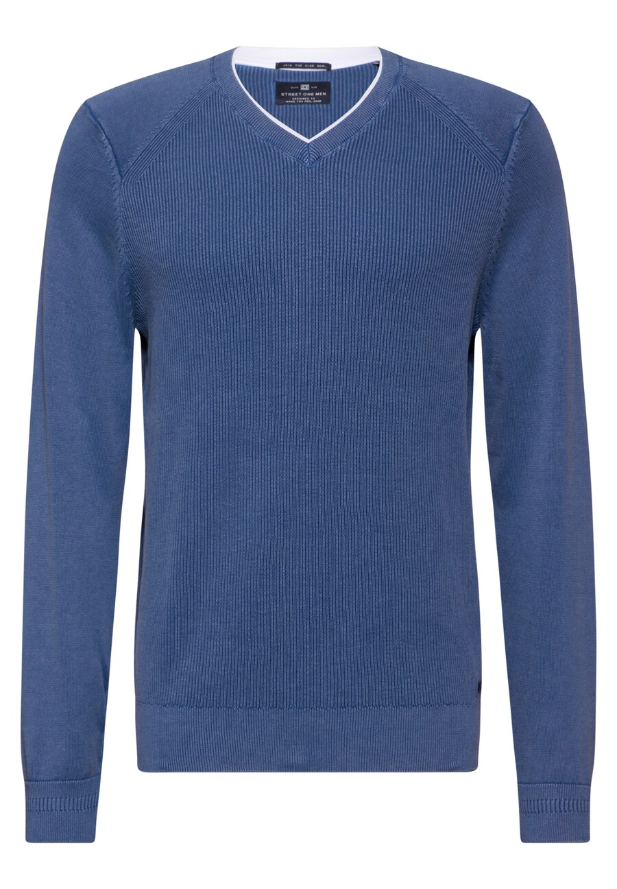 

Свитер Street One MEN, цвет mottled blue