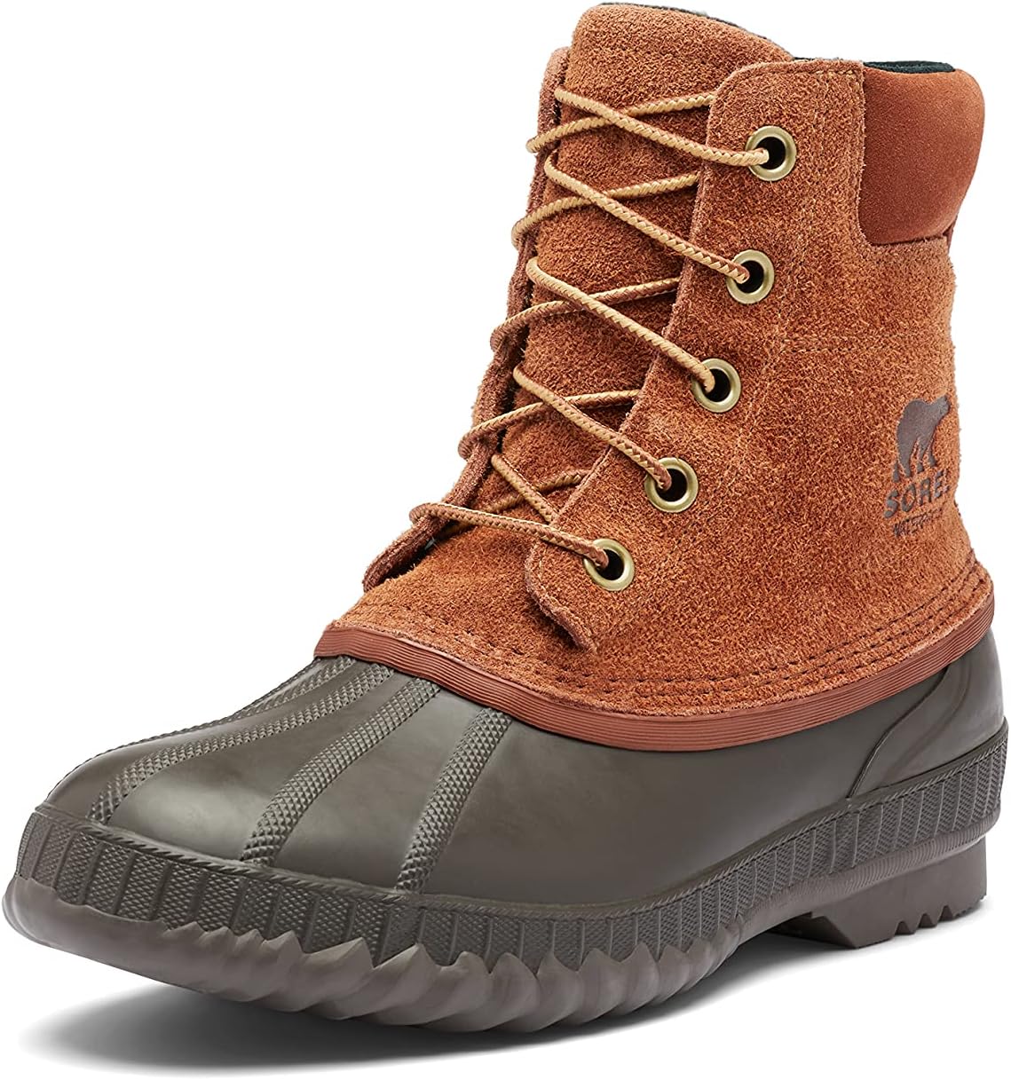 

SOREL Мужские зимние ботинки Cheyanne II с водонепроницаемой утепленной отделкой, Dark Amber, Cordovan